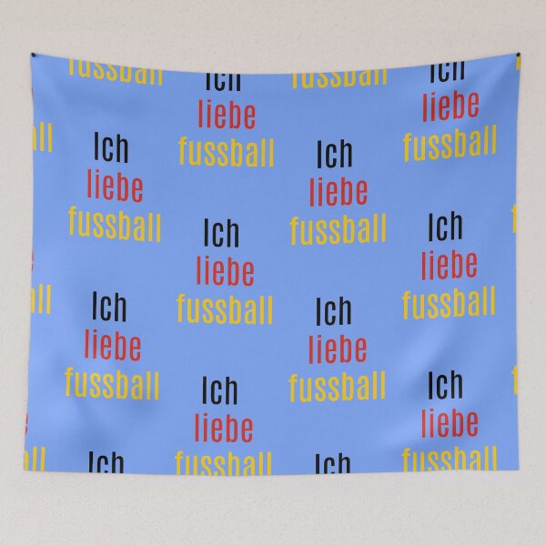 Aperçu de l'œuvre Allemand Ich liebe fussball créée et vendue par lolquotes.