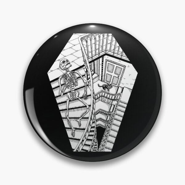 Tote Treppe Button