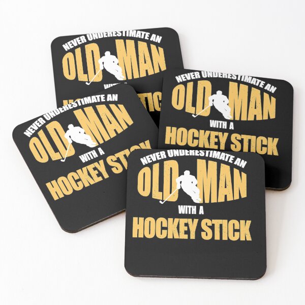 Item preview, Funny Ice Hockey Player Old Man with a Hockey Stick designed and sold by Jacinto-Duke-32.