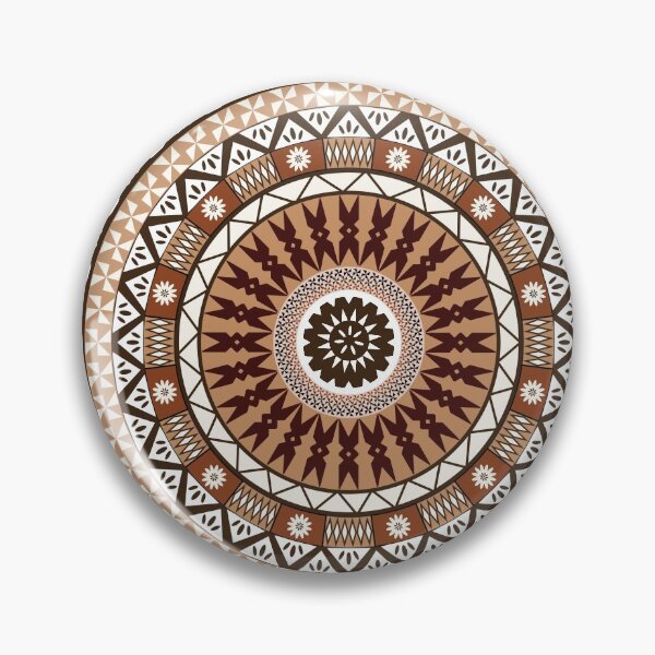 Item preview, Fiji Lote Masi Pattern - Browns designed and sold by lolomastudio.