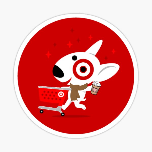 Target Dog Stickers Redbubble