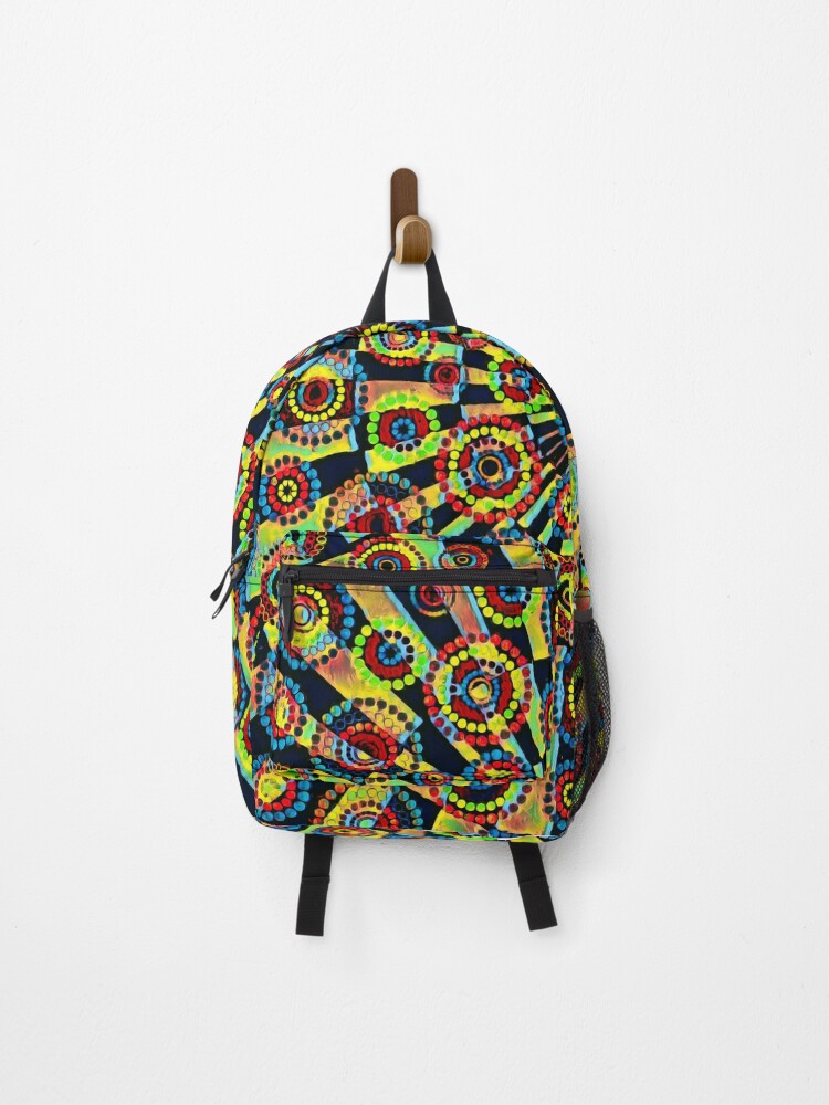 Thumbnail 1 of 3, Backpack,  Colors pattern designed and sold by umfhn.