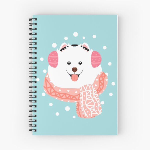 Item preview, Cute Samoyed Dog in Snow designed and sold by Lulupainting.