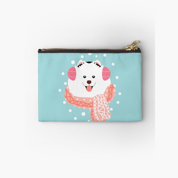 Item preview, Cute Samoyed Dog in Snow designed and sold by Lulupainting.