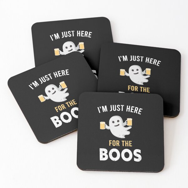 Item preview, Im Just Here For The Boos, Funny Ghost Halloween Joke designed and sold by Forevercreative.