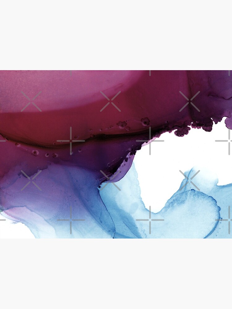 Shades of Purple, Abstract Fluid Artwork by PrintsProject