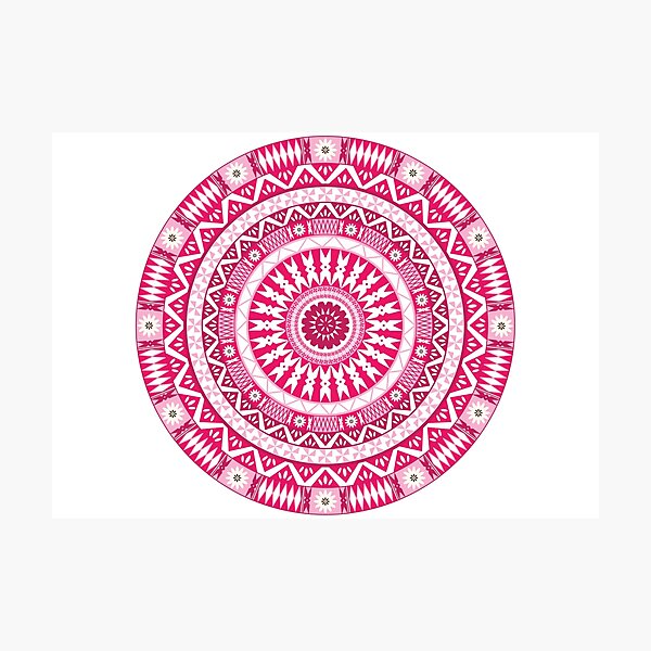 Item preview, Fiji Lote Masi Pattern - Pinks designed and sold by lolomastudio.