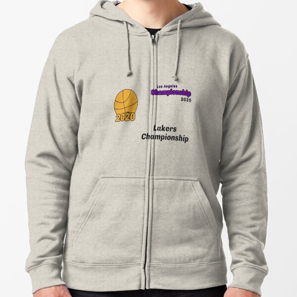 Lakers and Dodgers 2 Titles 2020 Championship Hoodie Grey All Over