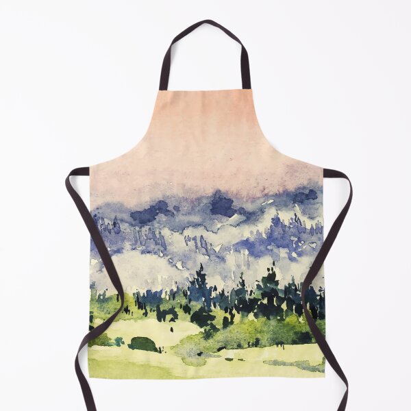 Item preview, Watercolor Evening Landscape designed and sold by Vector Scout Lab.
