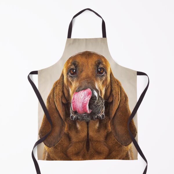 Item preview, Bloodhound licking Dog Lover Funny Face Pet Portrait Cute Puppy Animals designed and sold by Dolphin Graphic.