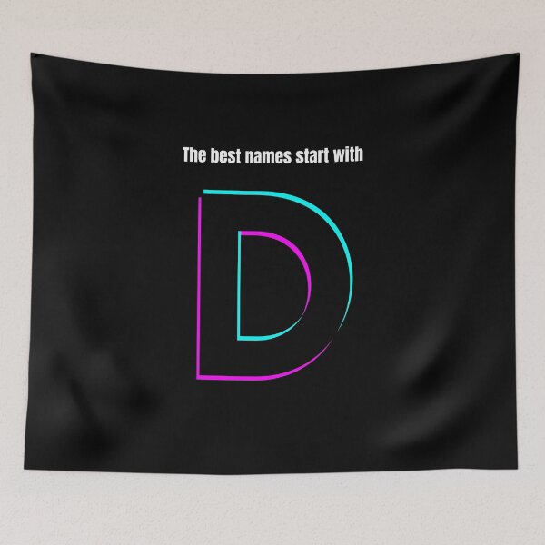 Item preview, The best names start with D designed and sold by Alphabetss.