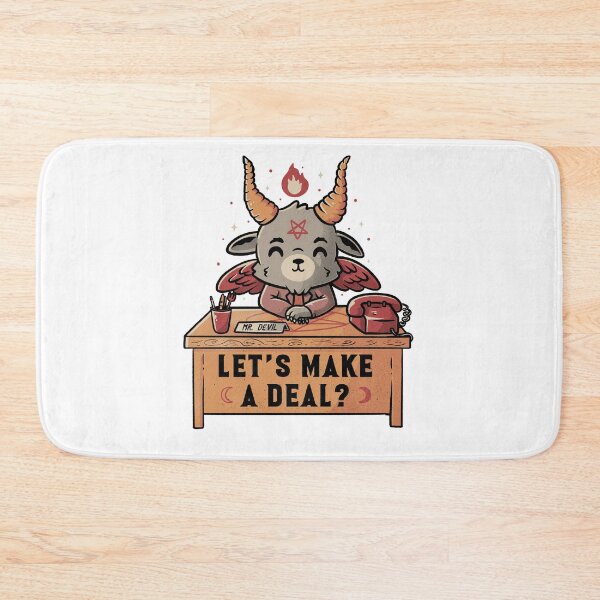 Item preview, Let’s Make a Deal Funny Cute Evil Baphomet designed and sold by EduEly.