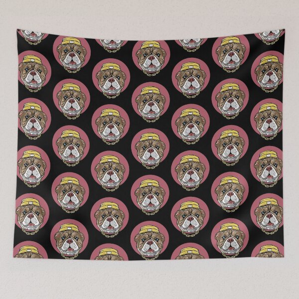 Item preview, Brown Bulldog - dogface designed and sold by ChaseCoClothing.