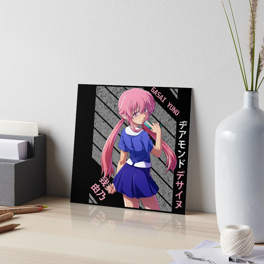 Gift Yuno Gasai Future Diary Mirai Nikki Monochrome Rgb Glitch Design Anime  Drawing by Future Diary Anime - Fine Art America