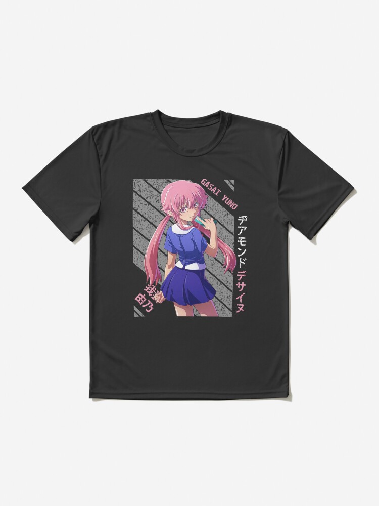 Camisa Black De Anime Mirai Nikki Yuno