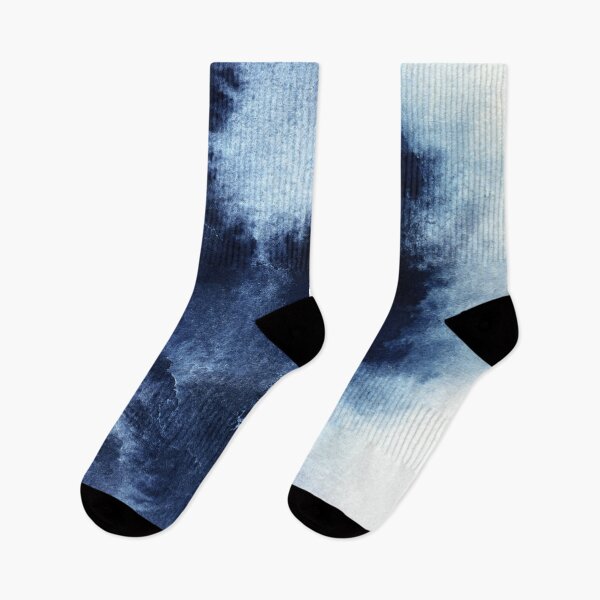 Item preview, Indigo Nebula, Blue Abstract Painting designed and sold by PrintsProject.