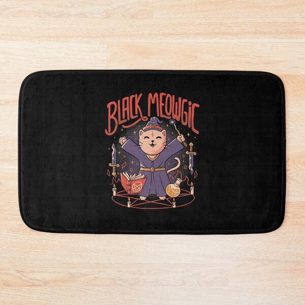 Item preview, Black Meowgic Cute Evil Cat Magic designed and sold by EduEly.