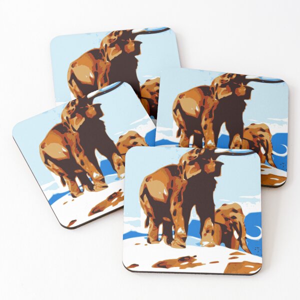 Item preview, Camiseta Elefante Mamut Kakao Chocolate Animal, regalo designed and sold by shakmati.