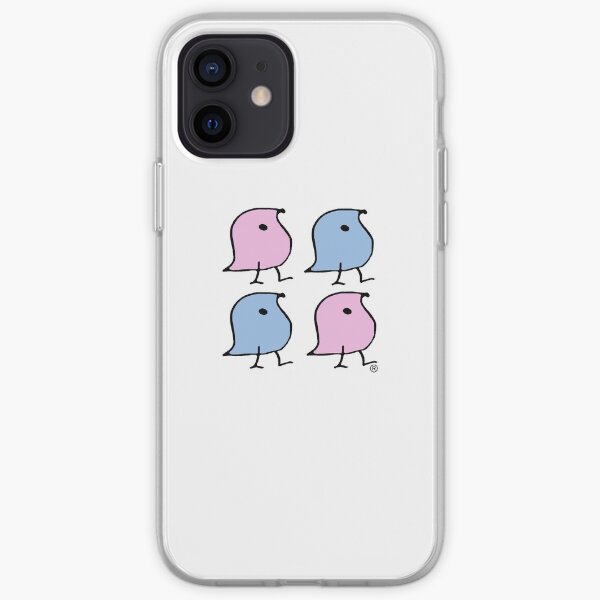 Pink and Blue Wugs iPhone Soft Case