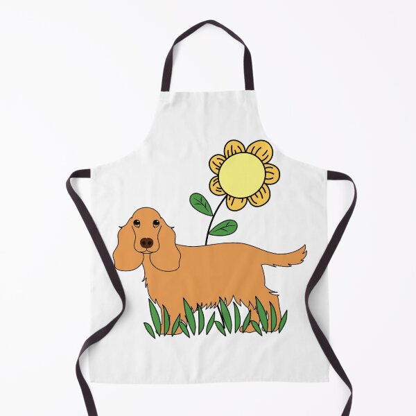 Aperçu de l'œuvre Cocker anglais et tournesol créée et vendue par Lulupainting.