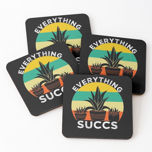 Item preview, Funny Everything Succs Cactus Succulents designed and sold by azmndesigns.