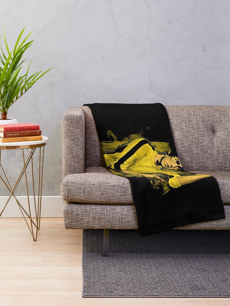 "Bruce Lee gelber Anzug" Fleecedecke von Shinobi23 | Redbubble