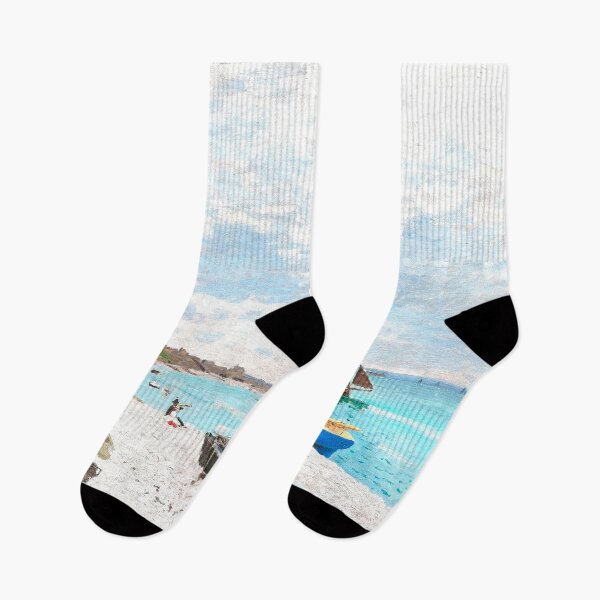 Item preview, monet beach painting designed and sold by SFTStudio.