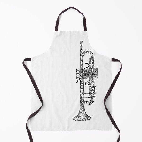 Item preview, Trumpet Music Instrument Line Art designed and sold by line212line.