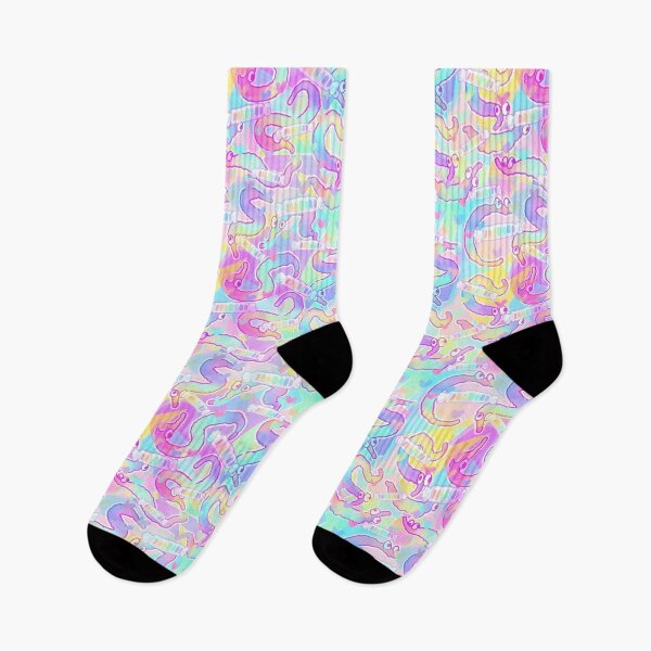 Item preview, Rainbow Worm 80's pattern designed and sold by Bryn Forrester.