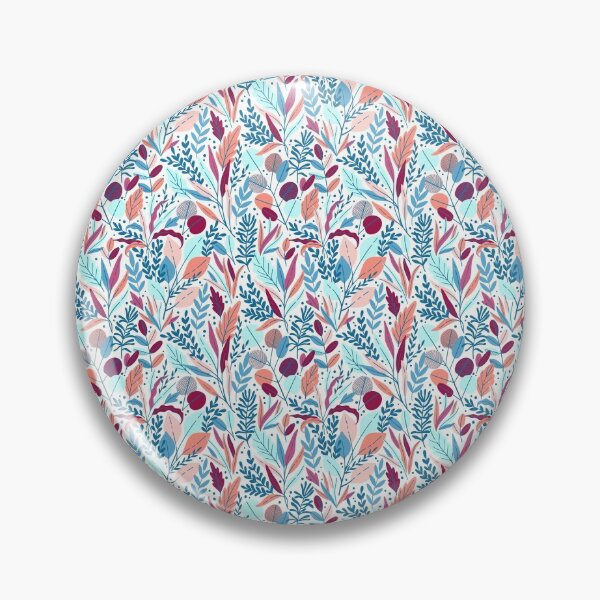Item preview, Floral - Blues + Pinks designed and sold by NolkDesign.