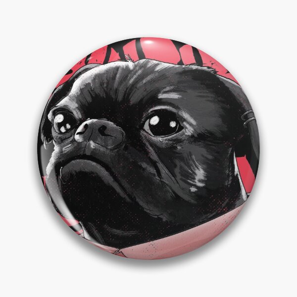 Item preview, Cute Little Funny Pug - dogface designed and sold by ChaseCoClothing.