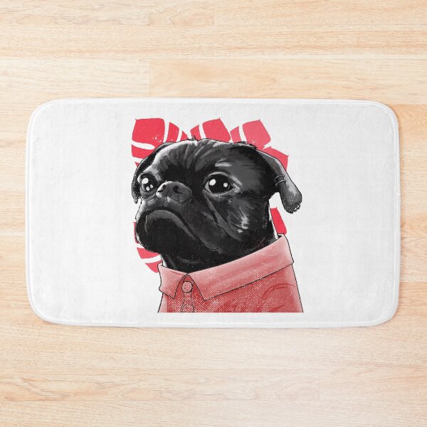 Item preview, Cute Little Funny Pug - dogface designed and sold by ChaseCoClothing.