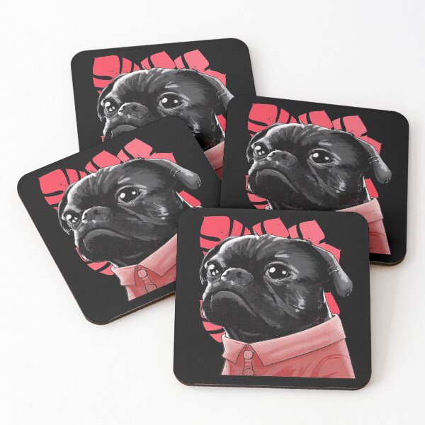 Item preview, Cute Little Funny Pug - dogface designed and sold by ChaseCoClothing.