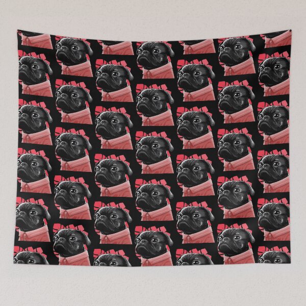 Item preview, Cute Little Funny Pug - dogface designed and sold by ChaseCoClothing.