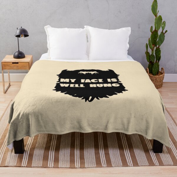 Item preview, Funny Gift Ideas For Him - WELL HUNG Bearded Man designed and sold by Sugar-Magnolia.