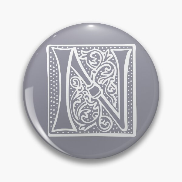 Item preview, Vintage Letter N - SILVER designed and sold by yourscotborders.