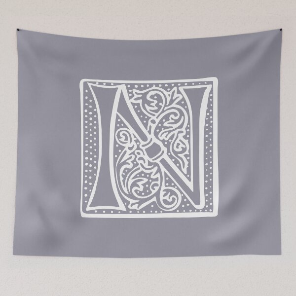 Item preview, Vintage Letter N - SILVER designed and sold by yourscotborders.
