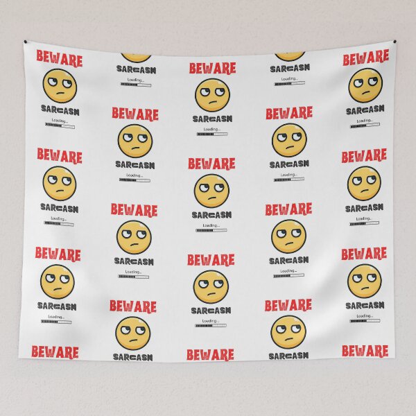 Item preview, Beware Sarcasm loading designed and sold by printgaff.