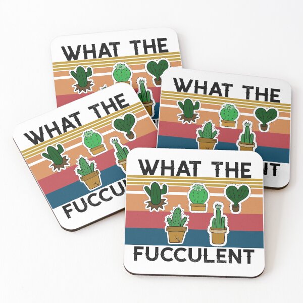 Item preview, What The Fucculent Cactus Succulents Gardening Retro Vintage designed and sold by MADINKSHOP.