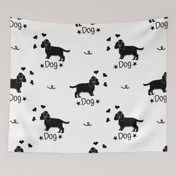 Item preview, Love Black English Cocker Spaniel  designed and sold by Lulupainting.