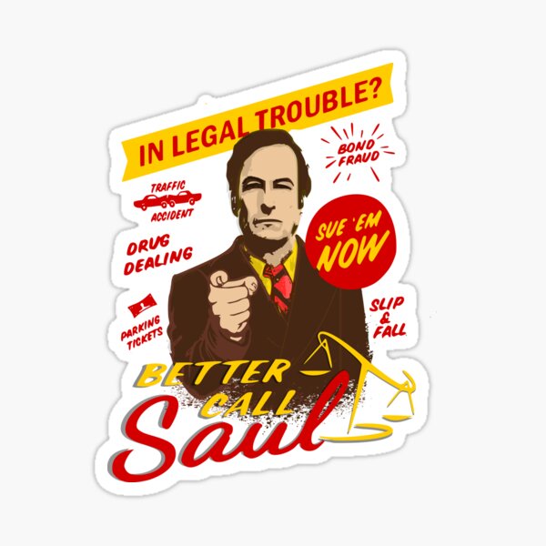 Better Call Saul Sticker For Sale By Ric Redbubble