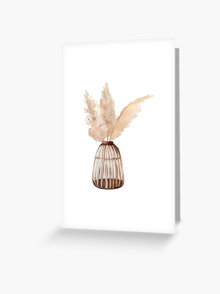 Pampas grass watercolor Poster for Sale by anna0711