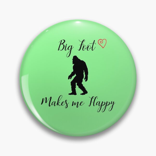 Item preview, Funny Gifts Big Foot Makes Me Happy - Funny Sasquatch designed and sold by Sugar-Magnolia.