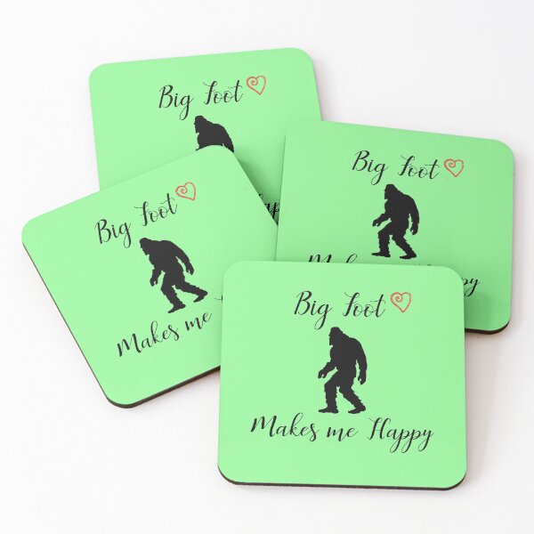 Item preview, Funny Gifts Big Foot Makes Me Happy - Funny Sasquatch designed and sold by Sugar-Magnolia.