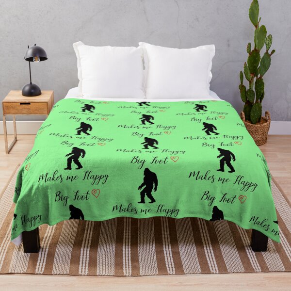 Item preview, Funny Gifts Big Foot Makes Me Happy - Funny Sasquatch designed and sold by Sugar-Magnolia.