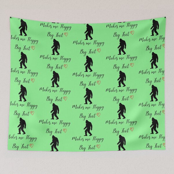 Item preview, Funny Gifts Big Foot Makes Me Happy - Funny Sasquatch designed and sold by Sugar-Magnolia.