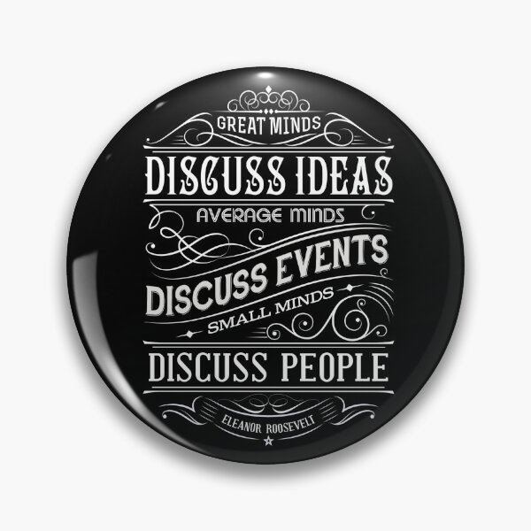 Item preview, Great Minds Quotation - inspirational quotations designed and sold by randomorder.