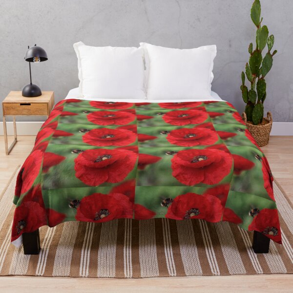Item preview, Bumblebee and Ladybird Poppies. designed and sold by John Ray.