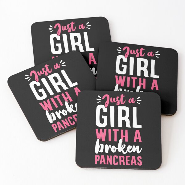 Item preview, Just A Girl With A Broken Pancreas designed and sold by T-shirt For You.