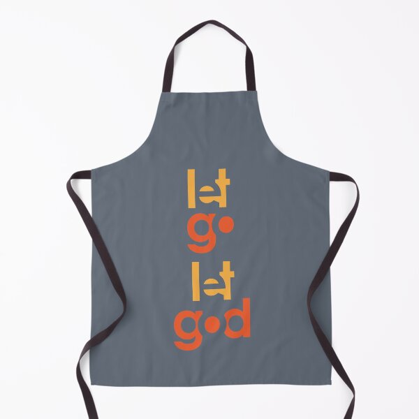 Item preview, LET GO LET GOD (mustard and orange letters) designed and sold by OneChange.